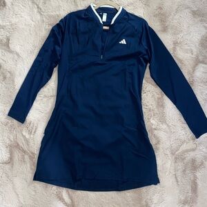 Adidas Dark Blue Long Sleeve Dress
